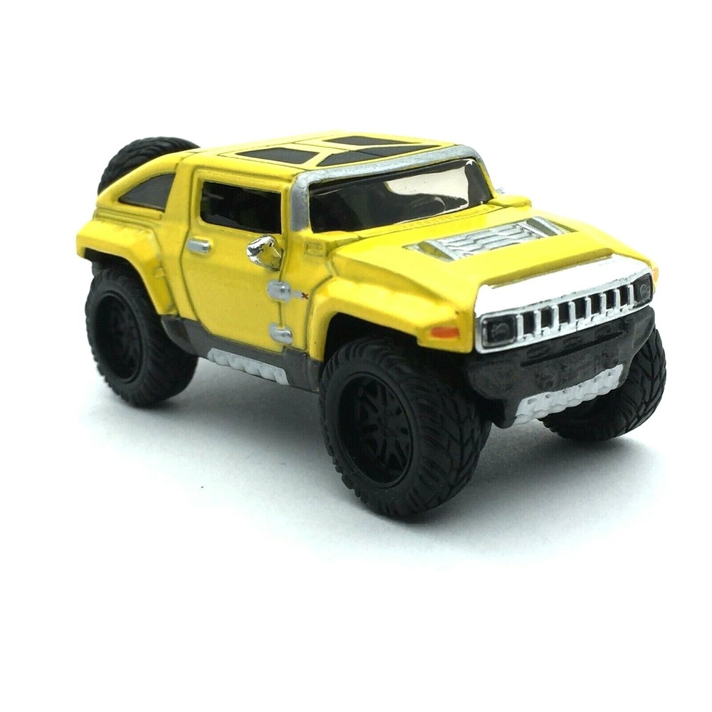 Maisto All Stars Hummer HX Concept SUV Yellow Diecast 1/64 Scale Loose